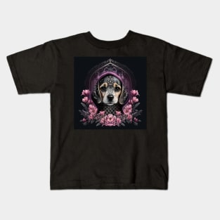 Goth Beagle Kids T-Shirt